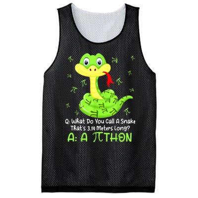 Python Pithon Pi Symbol Funny Math Teacher Pi Day Mesh Reversible Basketball Jersey Tank