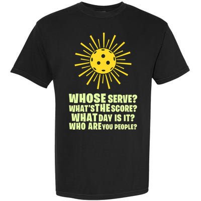 PickleBall Player Funny sport  gif for fan Garment-Dyed Heavyweight T-Shirt