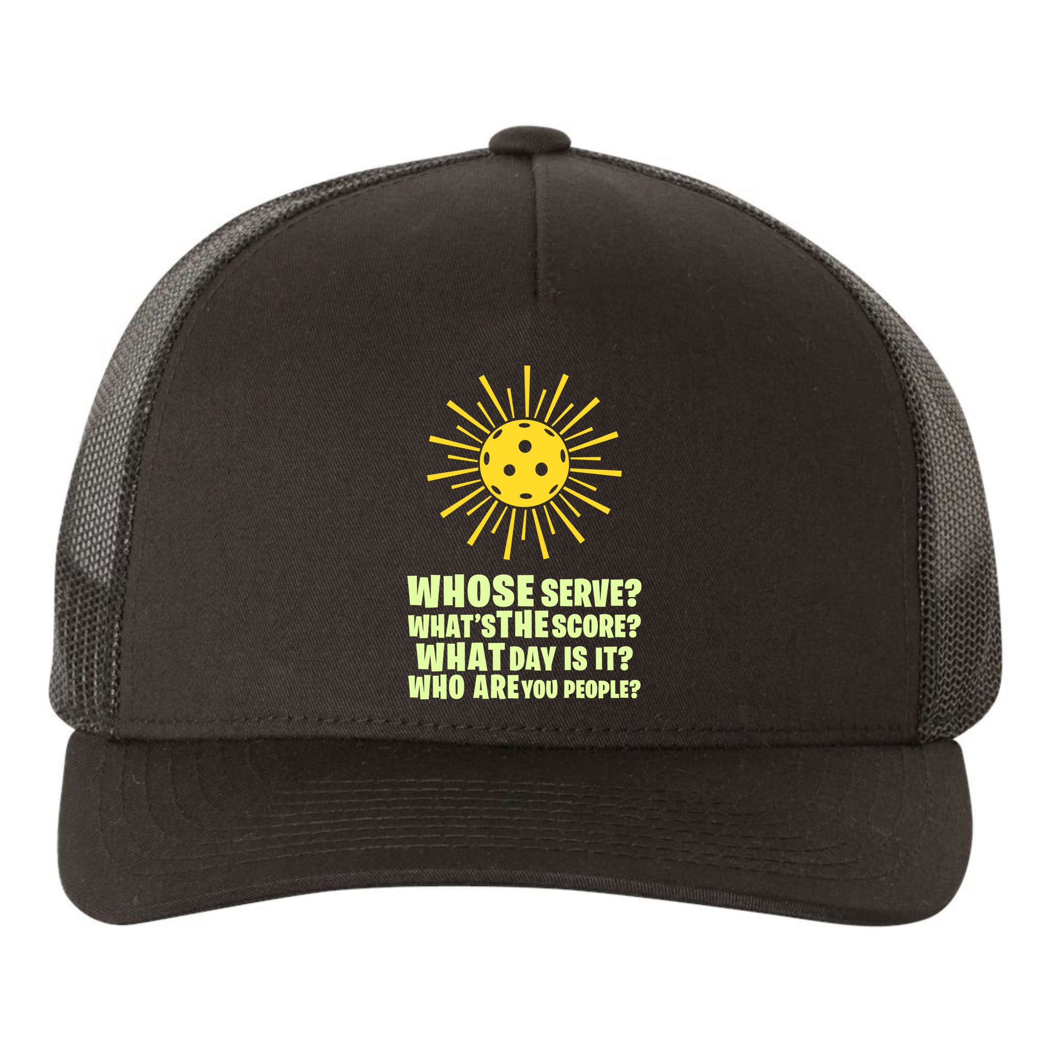 PickleBall Player Funny sport  gif for fan Yupoong Adult 5-Panel Trucker Hat