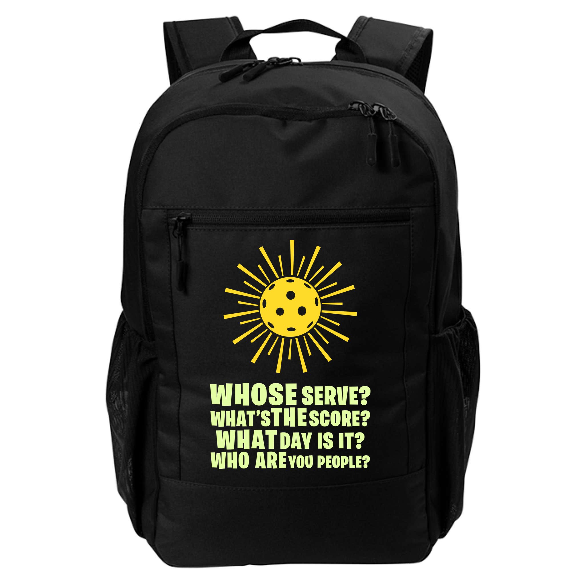 PickleBall Player Funny sport  gif for fan Backpack