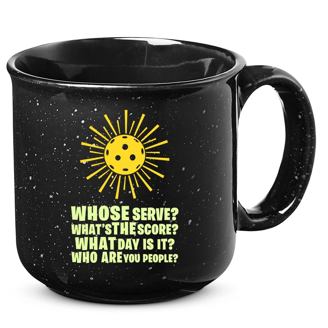 PickleBall Player Funny sport  gif for fan 15oz Campfire Ceramic Mug