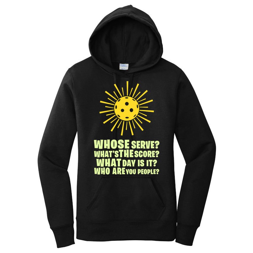 PickleBall Player Funny sport  gif for fan Women's Pullover Hoodie