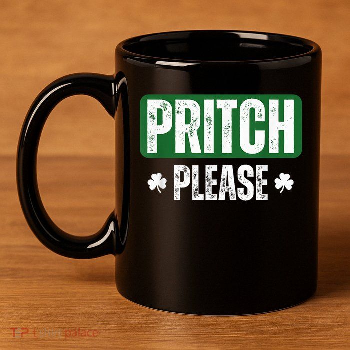 Pritch Please 11oz C Handle Ceramic Mug