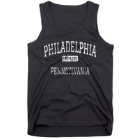 Philadelphia Pennsylvania Pa Vintage Tank Top