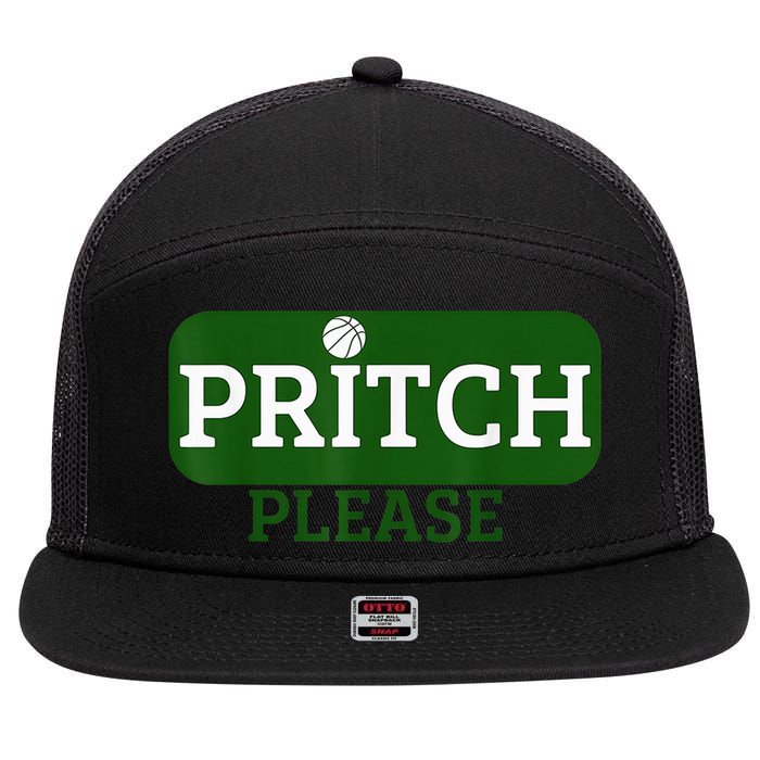 Pritch Please 7 Panel Mesh Trucker Snapback Hat