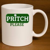 Pritch Please 11oz C Handle Ceramic Mug