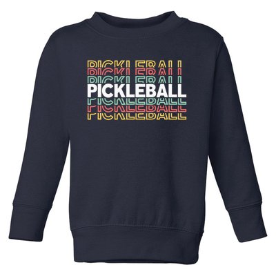 Pickleball Pickler Player Toddler Sweatshirt