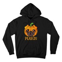 Pugkin Pug Pumpkin Halloween Thanksgiving  Dog Hoodie