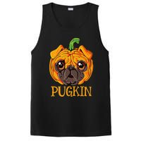 Pugkin Pug Pumpkin Halloween Thanksgiving  Dog PosiCharge Competitor Tank