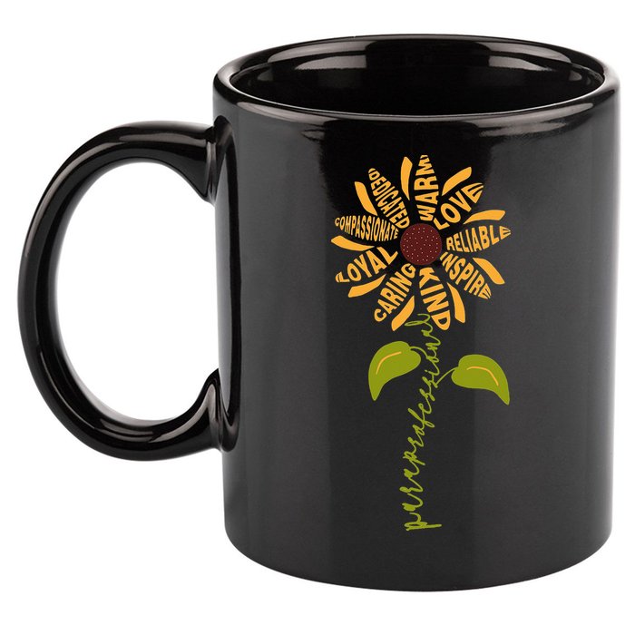 Para professional Paraeducator Teacher Sunflower 11oz C Handle Ceramic Mug