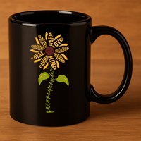 Para professional Paraeducator Teacher Sunflower 11oz C Handle Ceramic Mug