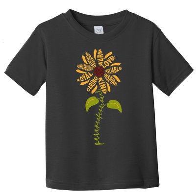 Para professional Paraeducator Teacher Sunflower Toddler T-Shirt