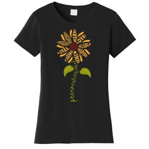 Para professional Paraeducator Teacher Sunflower Women's T-Shirt