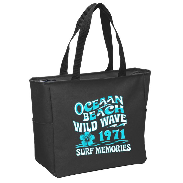 P.I.N.K Palm Puff 2024 P.I.N.K Palm Puff Zip Tote Bag