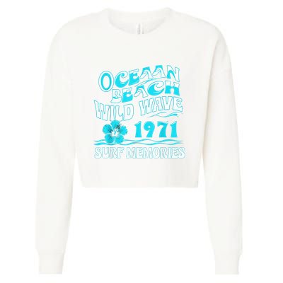 P.I.N.K Palm Puff 2024 P.I.N.K Palm Puff Cropped Pullover Crew