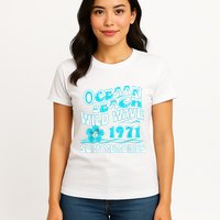 P.I.N.K Palm Puff 2024 P.I.N.K Palm Puff Womens T-Shirt