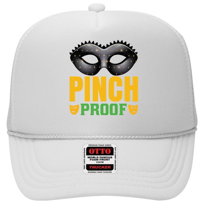 Pinch Proof High Crown Mesh Back Trucker Hat