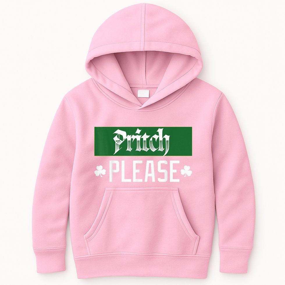 Pritch Please Kids Hoodie