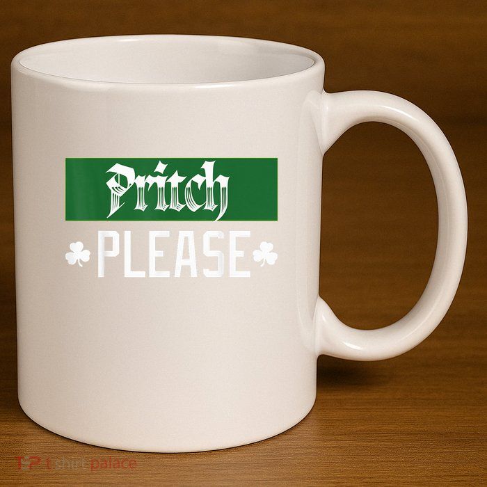 Pritch Please 11oz C Handle Ceramic Mug