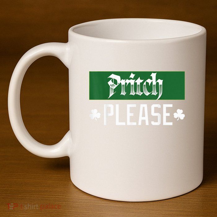Pritch Please 11oz C Handle Ceramic Mug
