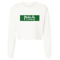 Pritch Please Cropped Pullover Crew