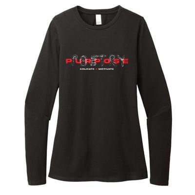 Ptp Purpose Womens CVC Long Sleeve Shirt