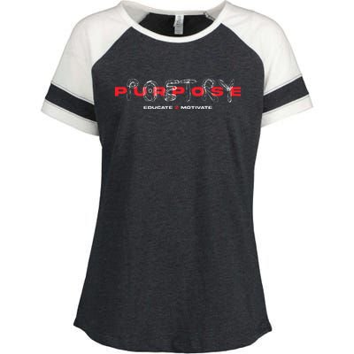 Ptp Purpose Enza Ladies Jersey Colorblock Tee