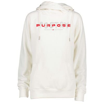 Ptp Purpose Womens Funnel Neck Pullover Hood