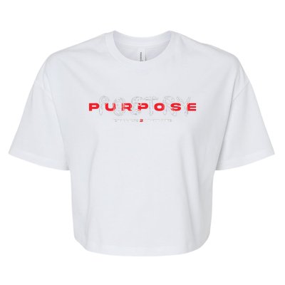 Ptp Purpose Bella+Canvas Jersey Crop Tee