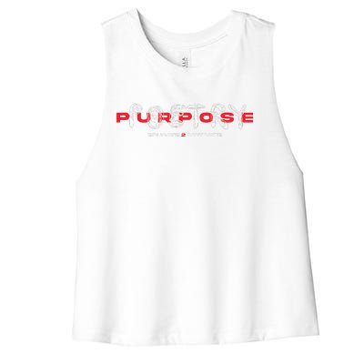 Ptp Purpose Women's Racerback Cropped Tank