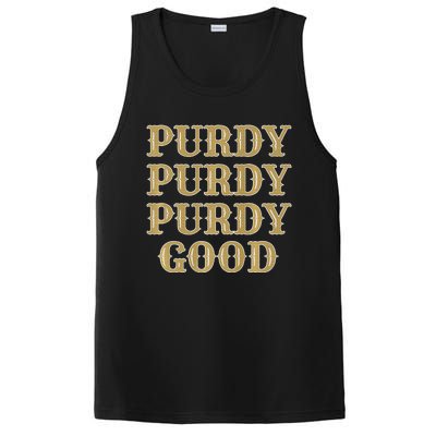 Purdy Purdy Purdy Good Football Quarterback PosiCharge Competitor Tank