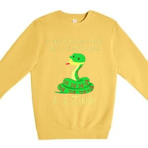 Python Pithon Pi Symbol Funny Math Teacher Pi Day Premium Crewneck Sweatshirt