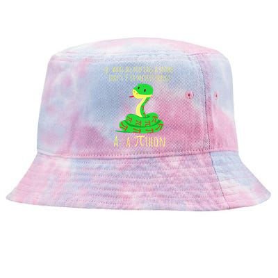 Python Pithon Pi Symbol Funny Math Teacher Pi Day Tie-Dyed Bucket Hat