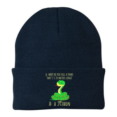 Python Pithon Pi Symbol Funny Math Teacher Pi Day Knit Cap Winter Beanie