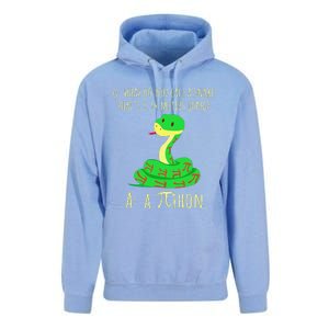 Python Pithon Pi Symbol Funny Math Teacher Pi Day Unisex Surf Hoodie