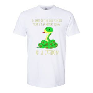 Python Pithon Pi Symbol Funny Math Teacher Pi Day Softstyle CVC T-Shirt