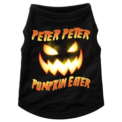 Peter Peter Pumpkin Eater Jack O Lantern Doggie Tank