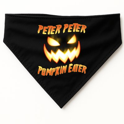 Peter Peter Pumpkin Eater Jack O Lantern USA-Made Doggie Bandana