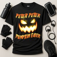 Peter Peter Pumpkin Eater Jack O Lantern Cooling Performance Crew T-Shirt