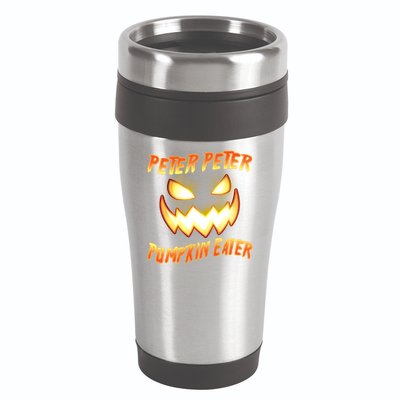 Peter Peter Pumpkin Eater Jack O Lantern 16oz Travel Tumbler