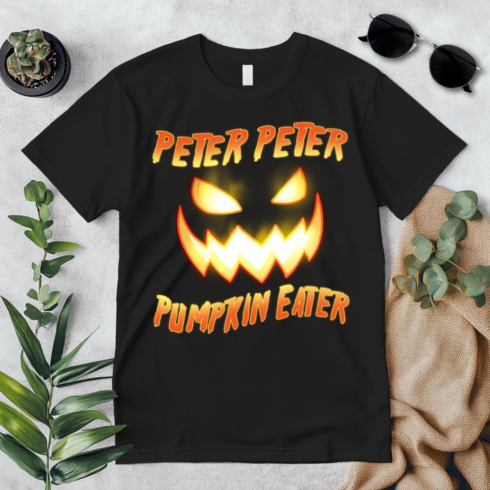 Peter Peter Pumpkin Eater Jack O Lantern Premium T-Shirt
