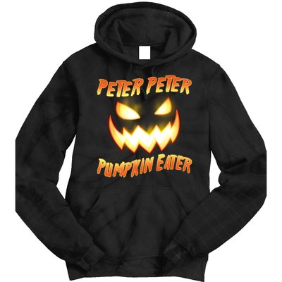 Peter Peter Pumpkin Eater Jack O Lantern Tie Dye Hoodie