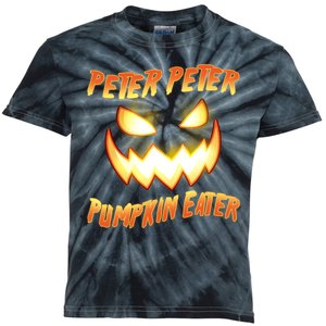 Peter Peter Pumpkin Eater Jack O Lantern Kids Tie-Dye T-Shirt