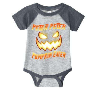 Peter Peter Pumpkin Eater Jack O Lantern Infant Baby Jersey Bodysuit