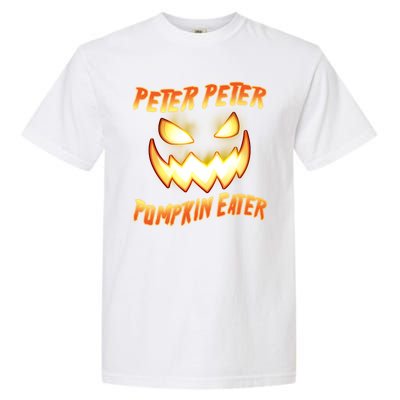 Peter Peter Pumpkin Eater Jack O Lantern Garment-Dyed Heavyweight T-Shirt