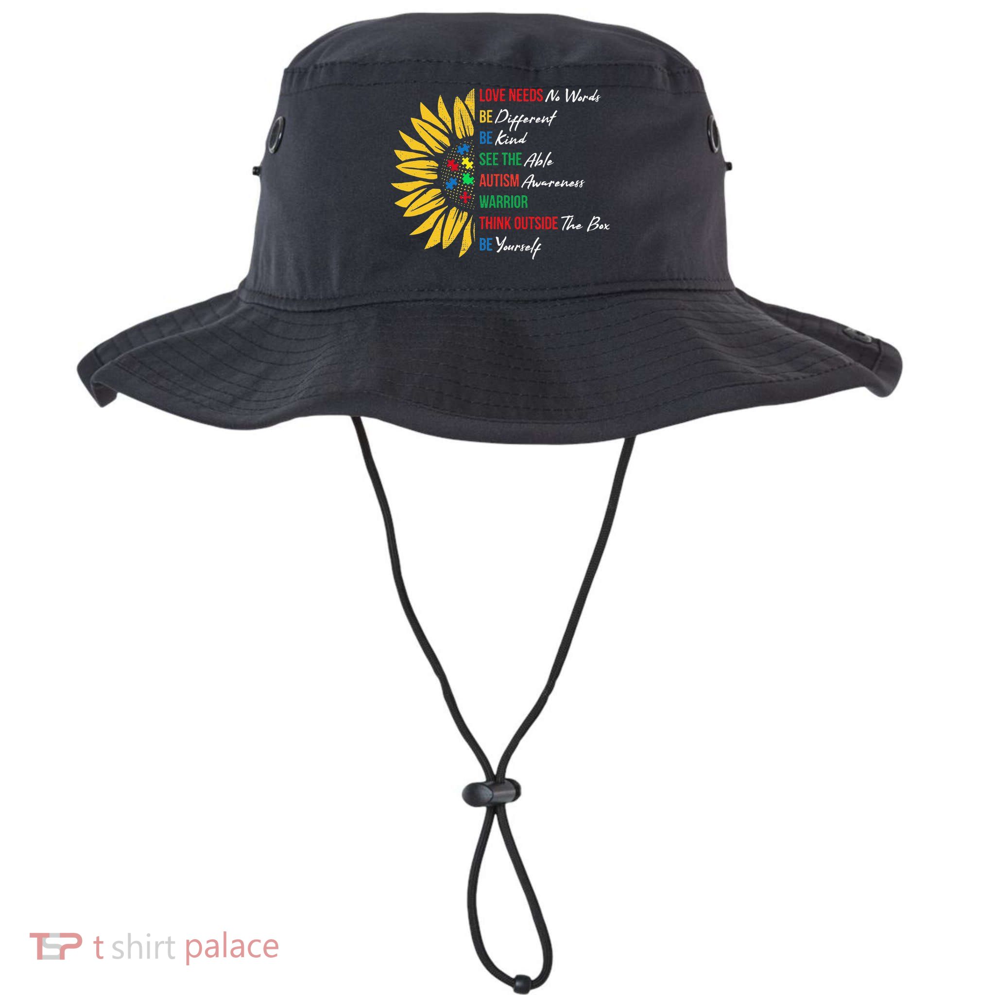 Puzzle Piece Quotes Inspirational Autism Awareness Gift Bucket Hat