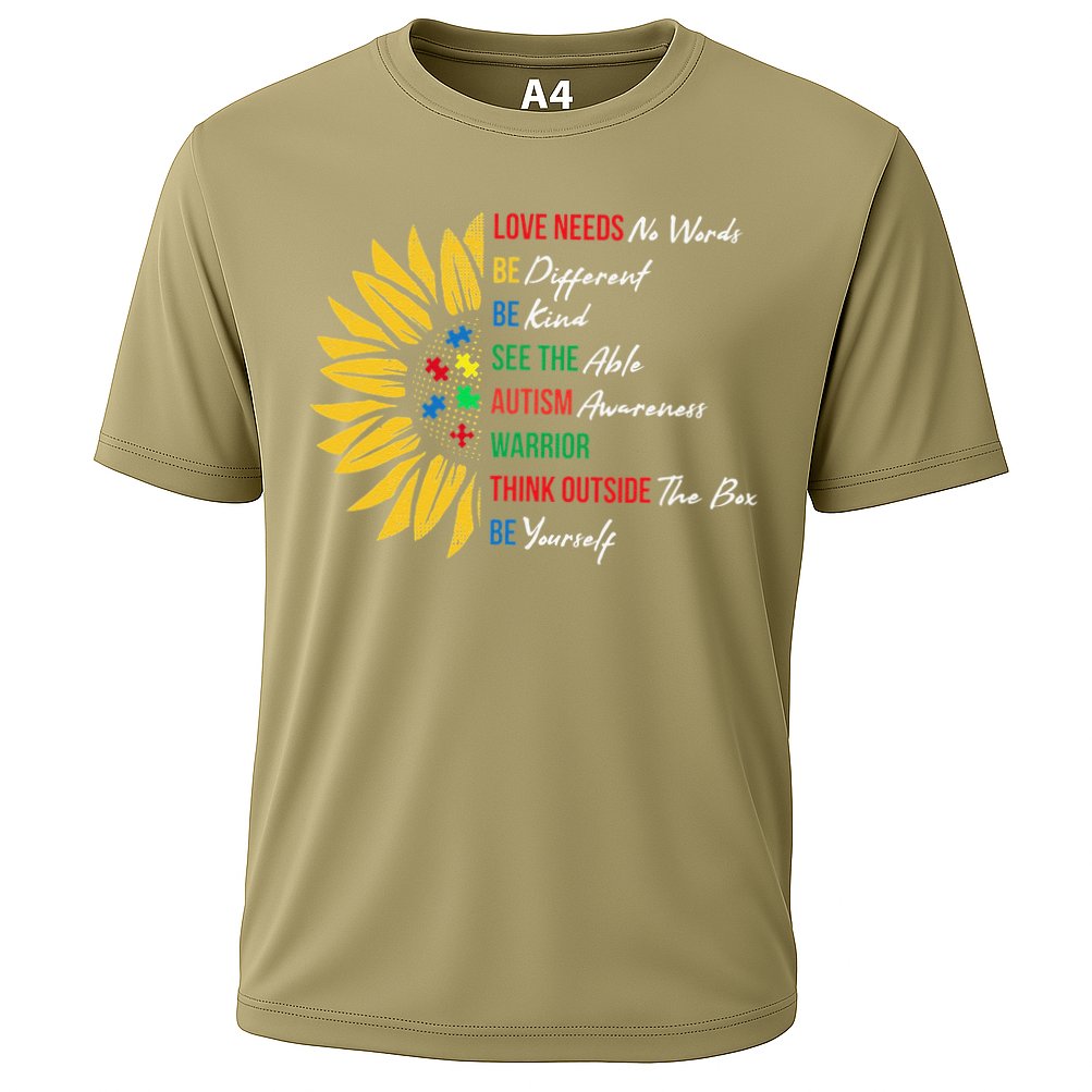Puzzle Piece Quotes Inspirational Autism Awareness Gift Performance Shirt
