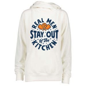 Play Pickleball Real Stay Out Of The Kitchen Funny Quote Cool Gift Womens Funnel Neck Pullover Hood