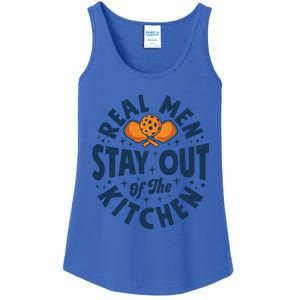 Play Pickleball Real Stay Out Of The Kitchen Funny Quote Cool Gift Ladies Essential Tank