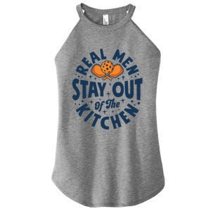 Play Pickleball Real Stay Out Of The Kitchen Funny Quote Cool Gift Women's Perfect Tri Rocker Tank